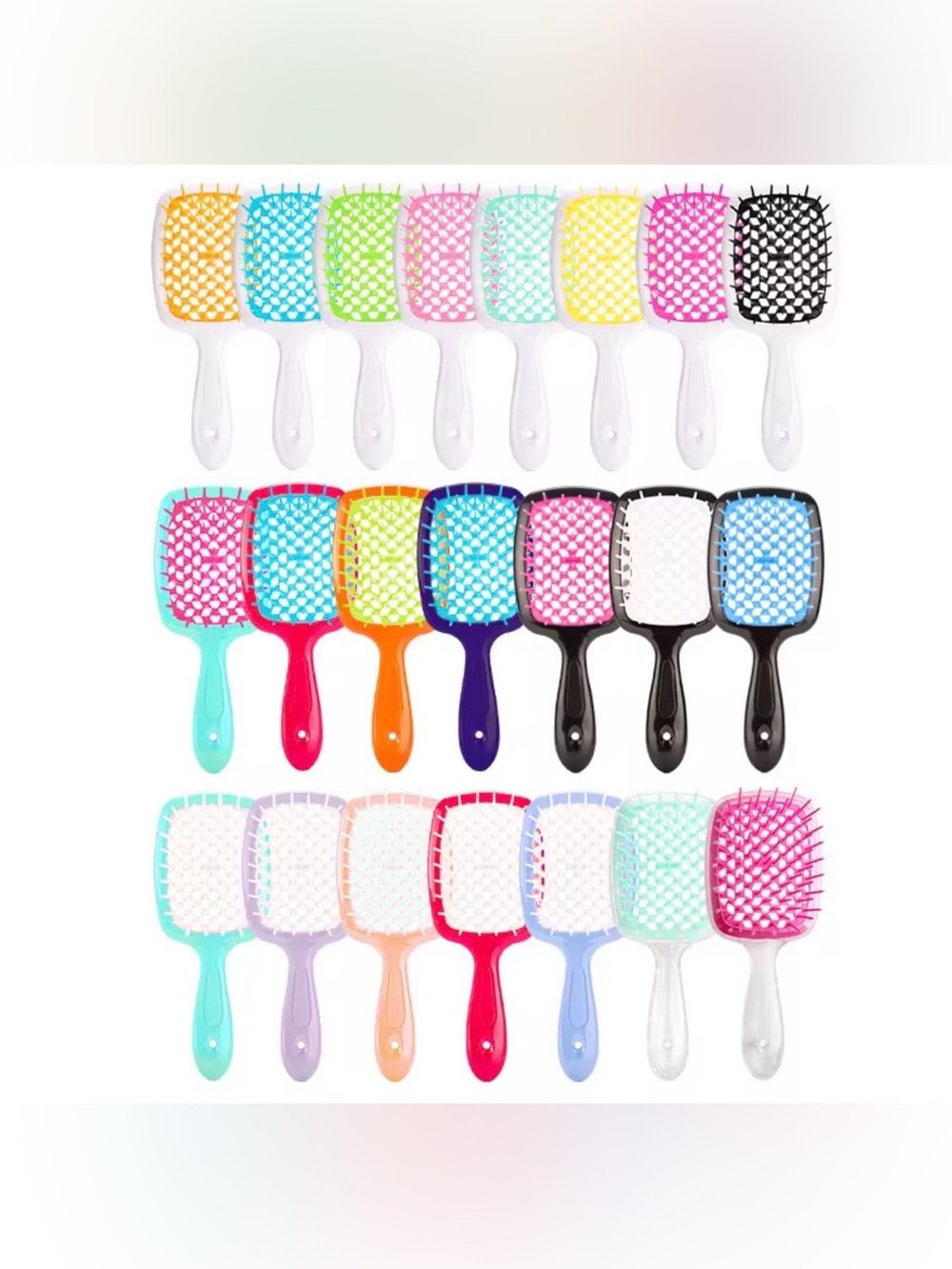 Scalp Massage Hair Brush Wet and Dry Vent detangling